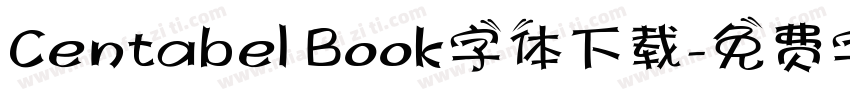 Centabel Book字体下载字体转换